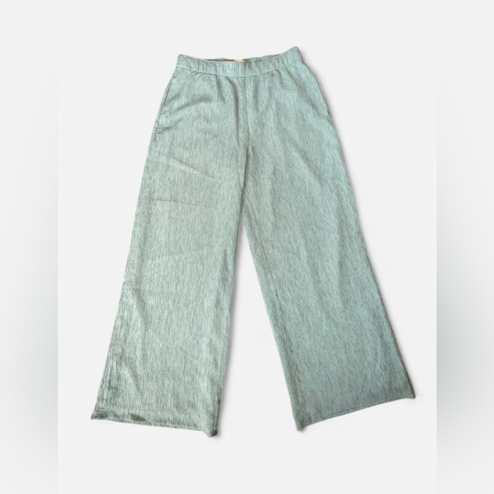 Abercrombie & Fitch Sage Green Wide-Leg Pants